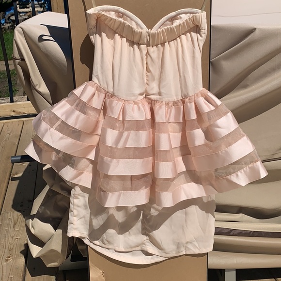 L’ATISTE By Amy Pink Peplum Corset Dress - Picture 2 of 7